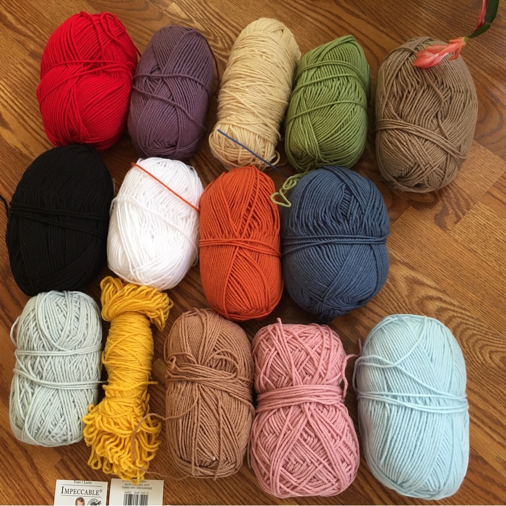 Knitting yarn set of 14